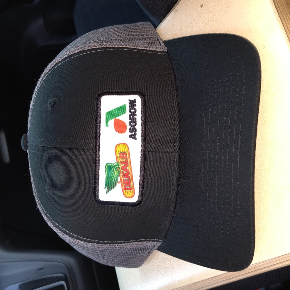 DEKALB x ASGROW Stitched Patch Trucker Mesh Snapback Cap Hat